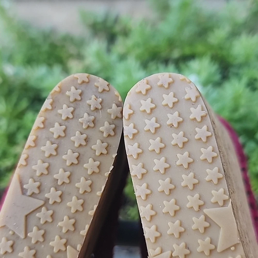 JIMMY CHOO 'PAPINA' BERRY WINE SUEDE CORK WEDGE Size 40